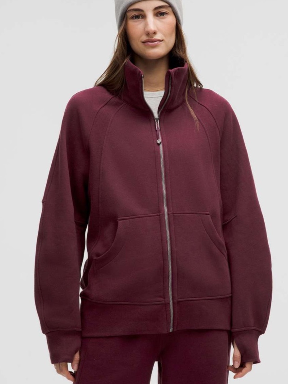 Lululemon Scuba Oversized Funnel-Neck Full Zip
Garnet